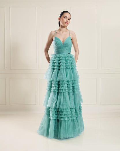 Azure Rhapsody Gown