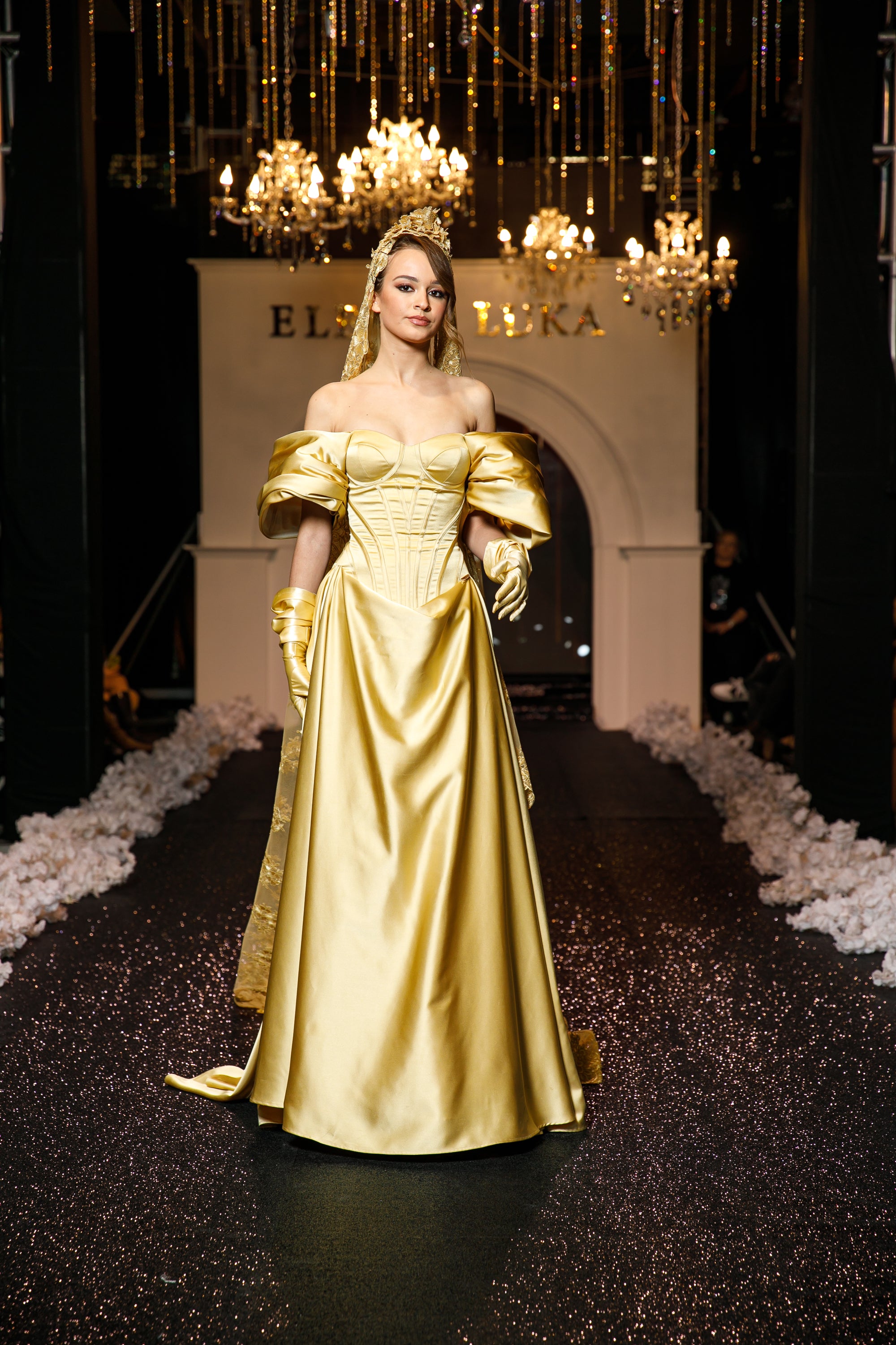 Golden Lumière Gown