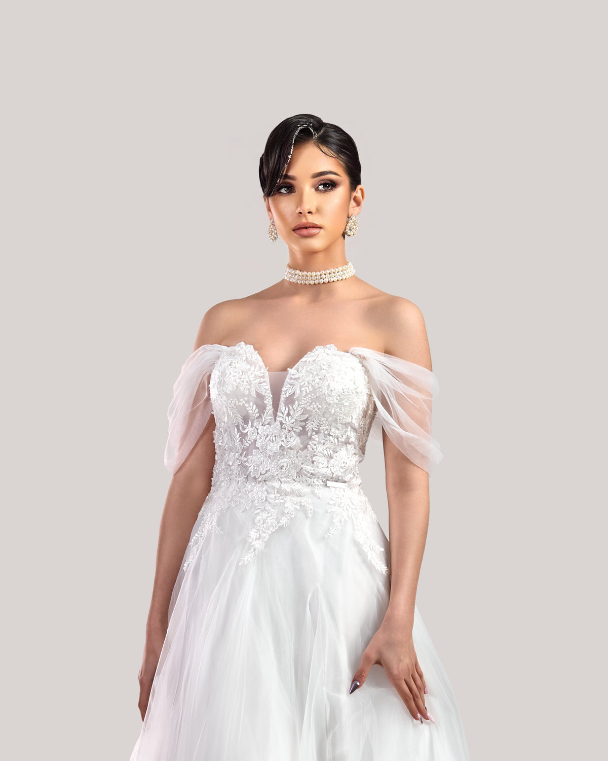"Selenite" Wedding Gown