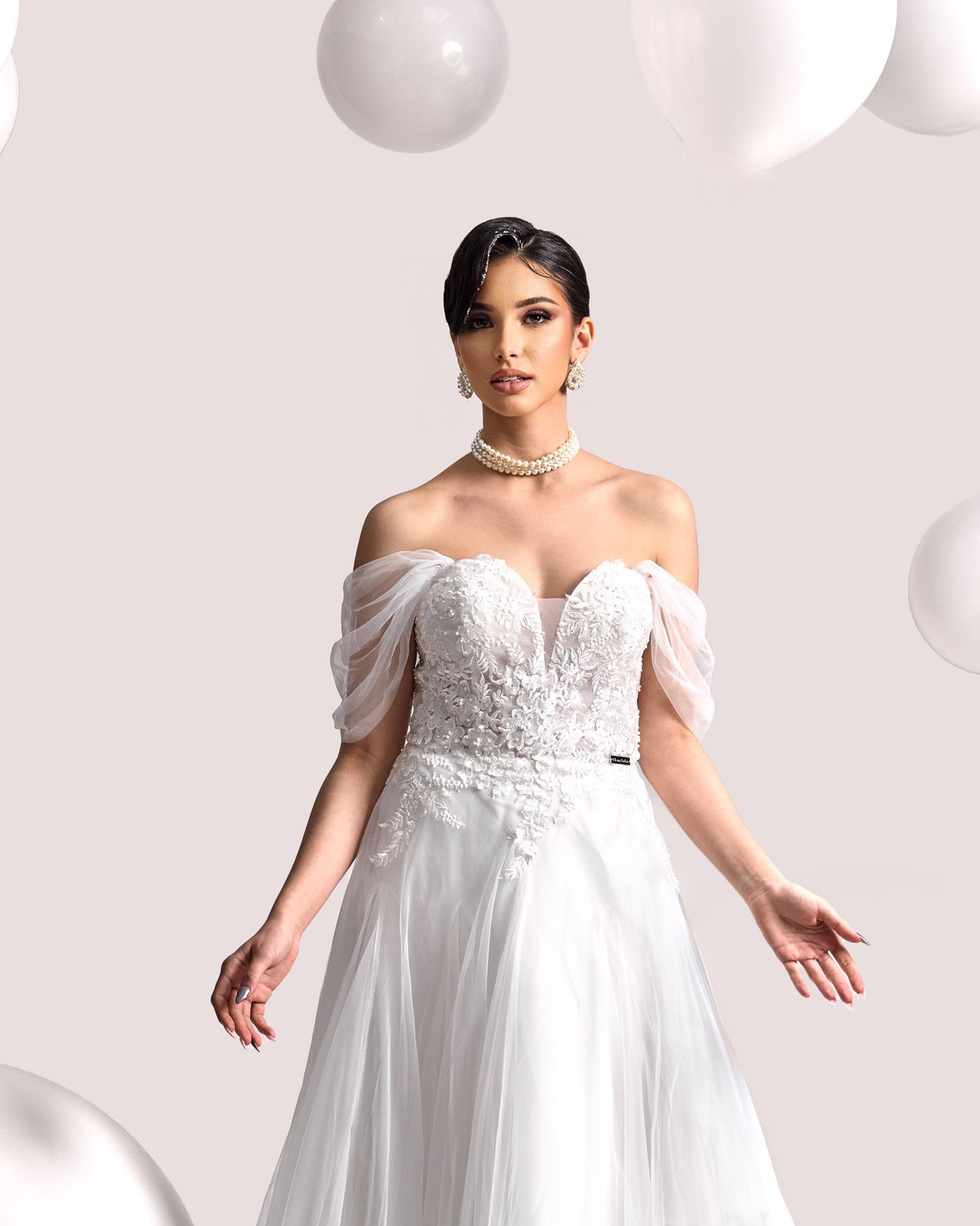 "Selenite" Wedding Gown