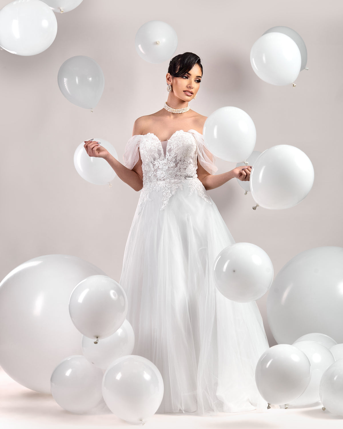 "Selenite" Wedding Gown