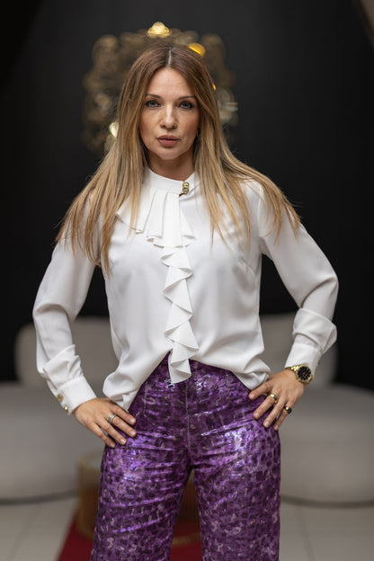 Silk-Satin Shirt