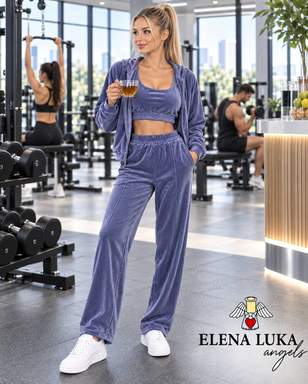 Elena Luka Angels - Mia Set – 3-Piece Velvet set