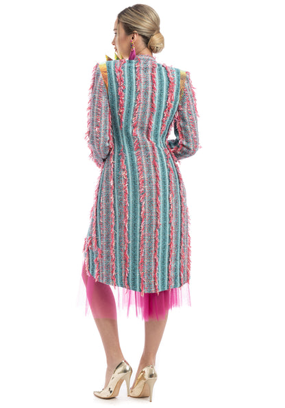 Bouclé Blazer & Tulle Skirt Co Ord