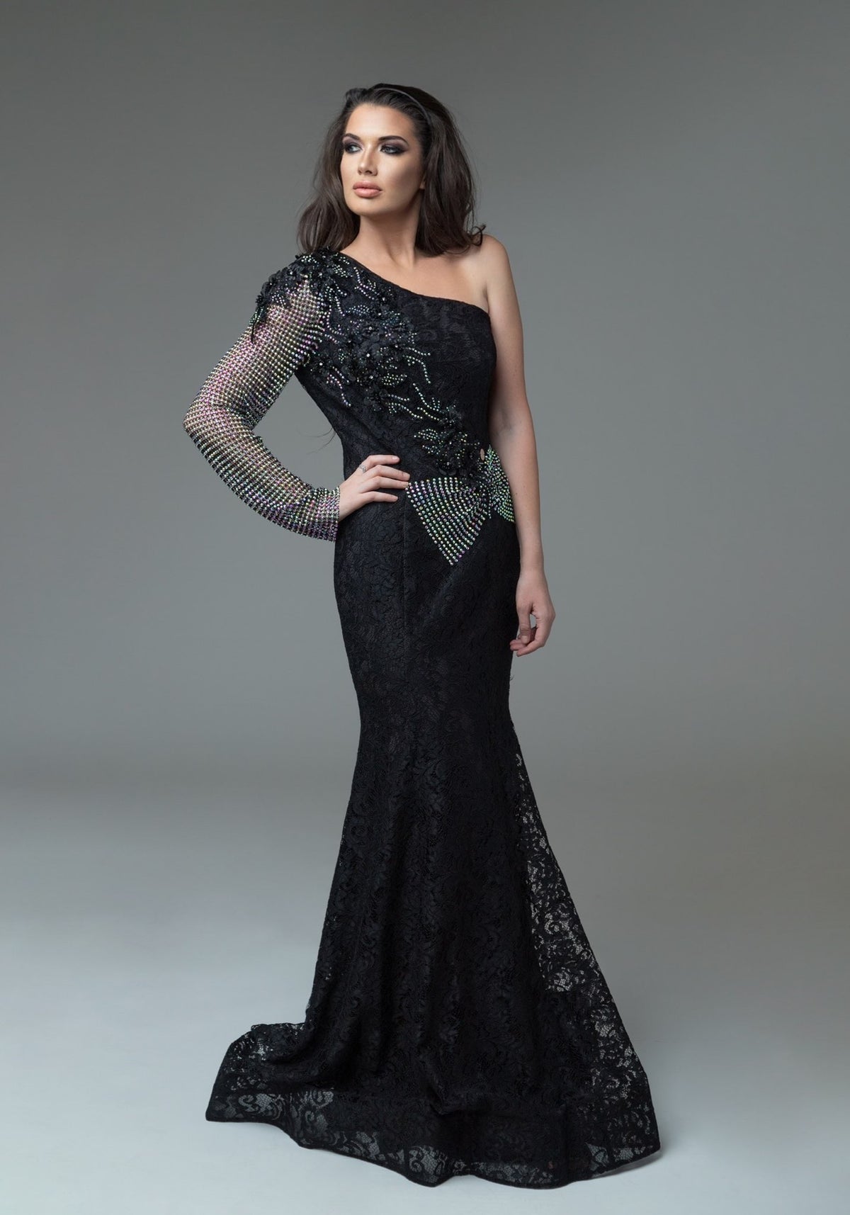 Black luxury dress