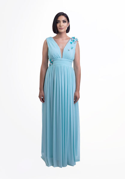 Blue dress