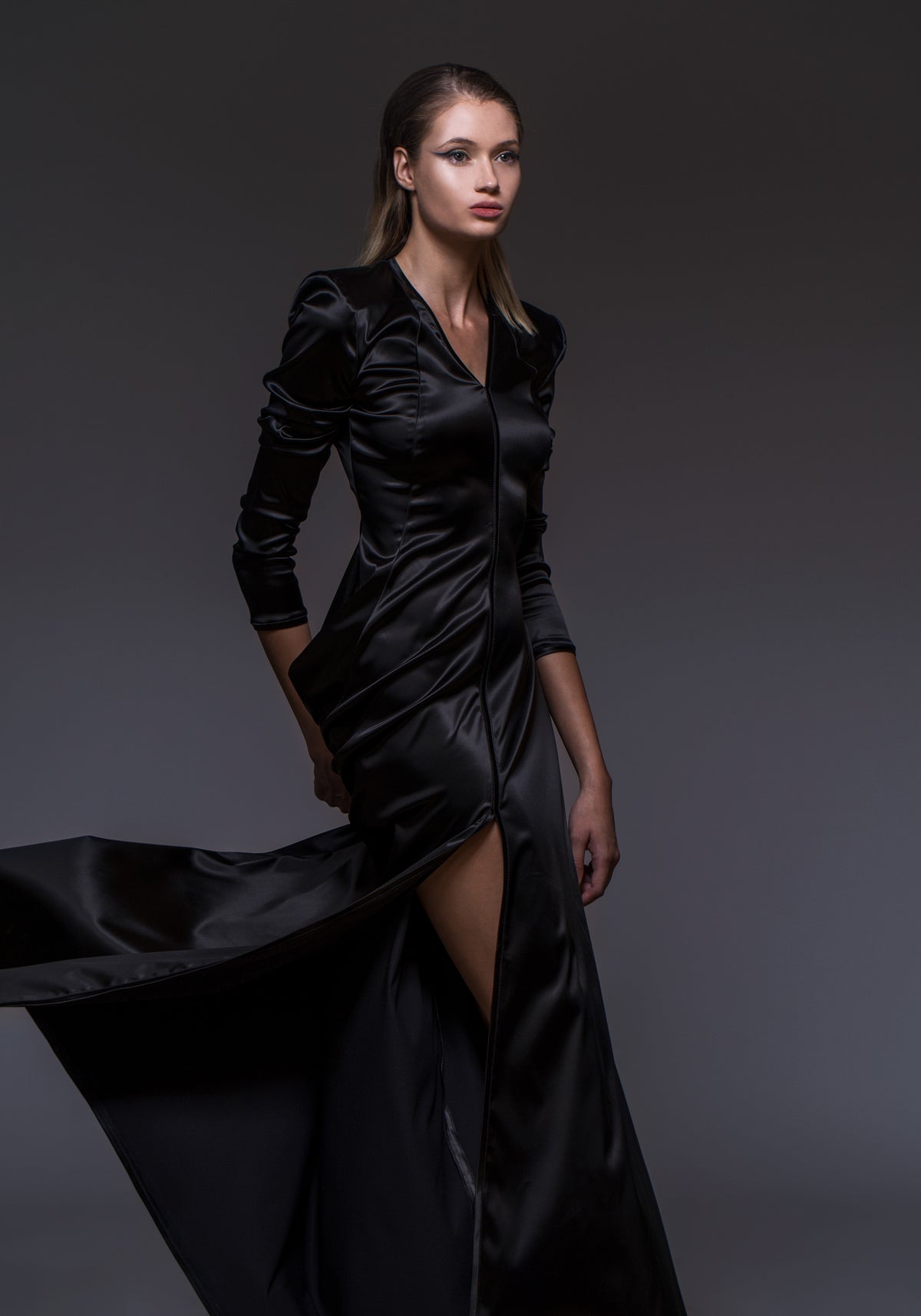 Margaux Satin Party Gown