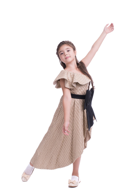 Fancy gold dress