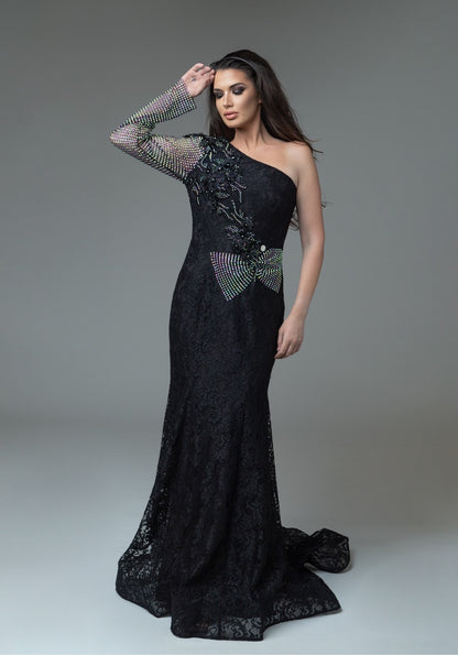 Black luxury dress