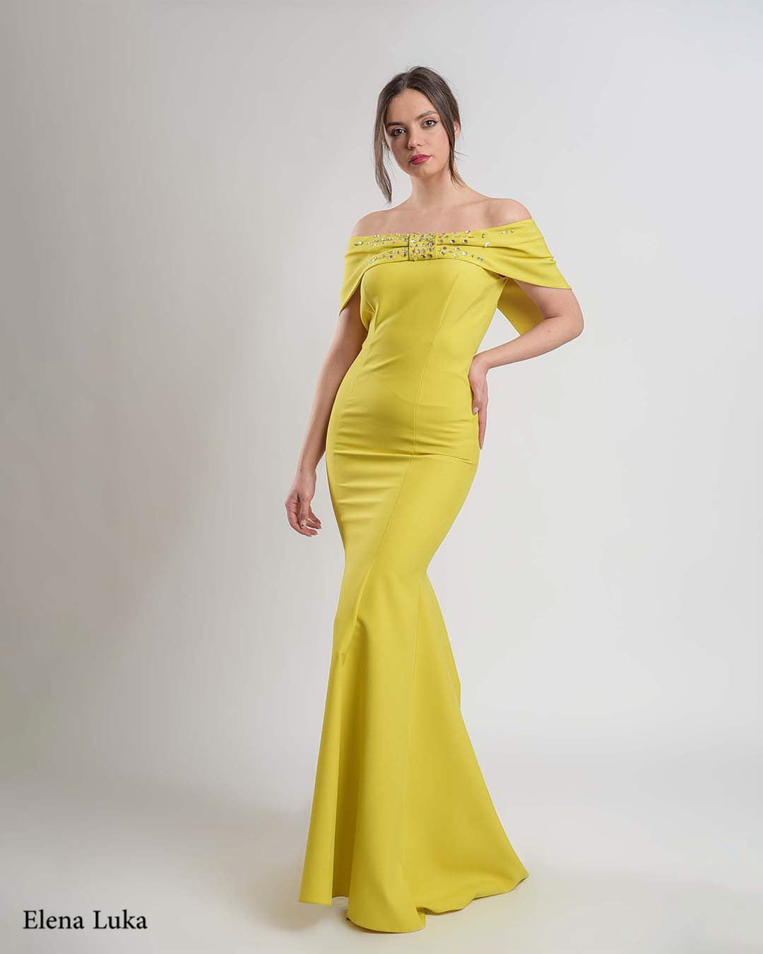 Yellow Ornate Dress