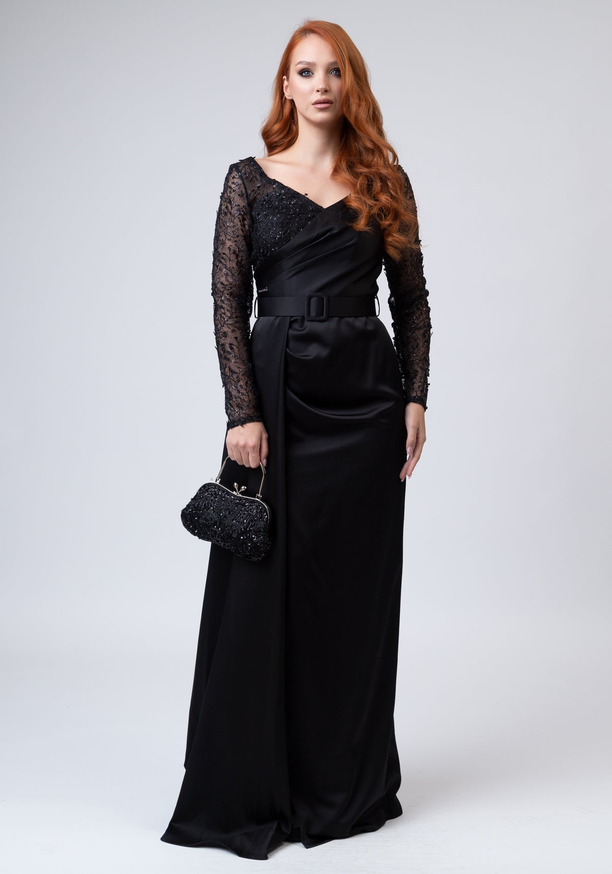 Black luxury dress