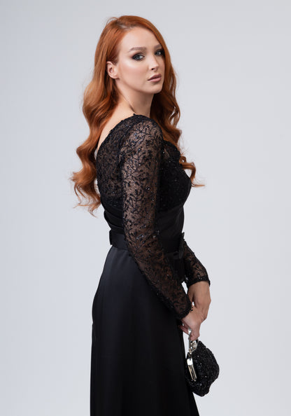 Black luxury dress