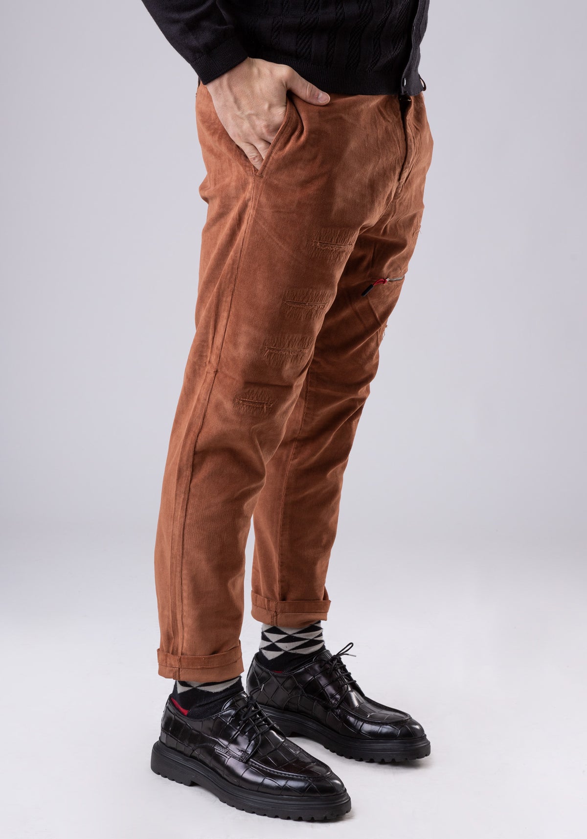 Сомотски панталони кафеави