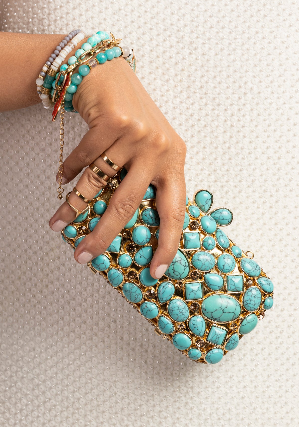 Torquoise luxury handbag