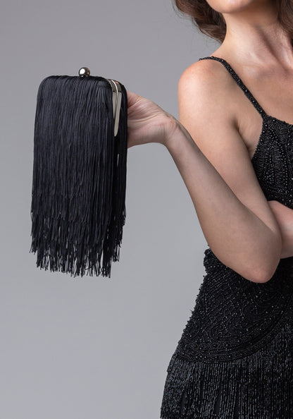 Black luxury handbag