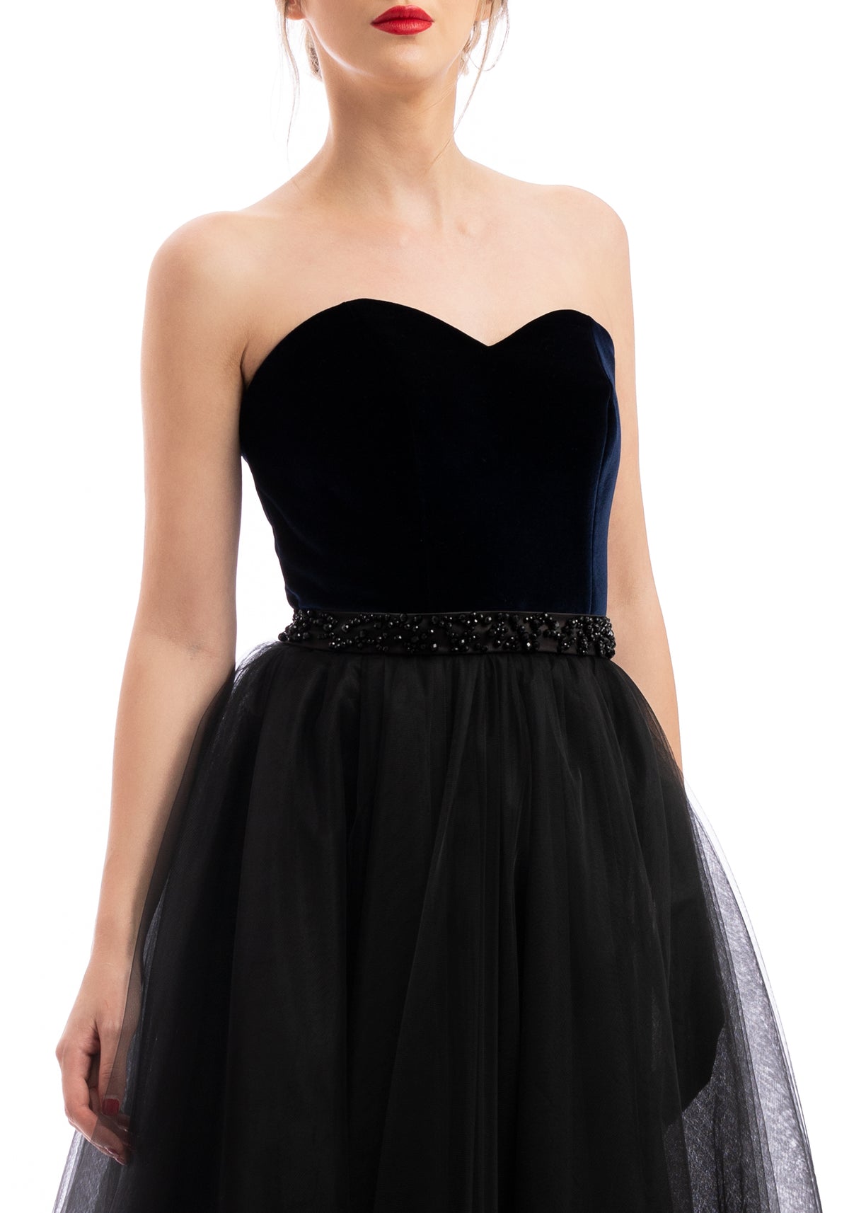 Exclusive Tulle Evening Gown